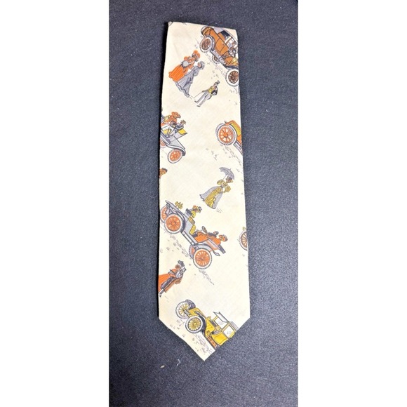 The Unbranded Brand Other - Mens Necktie Featuring Antique Cars